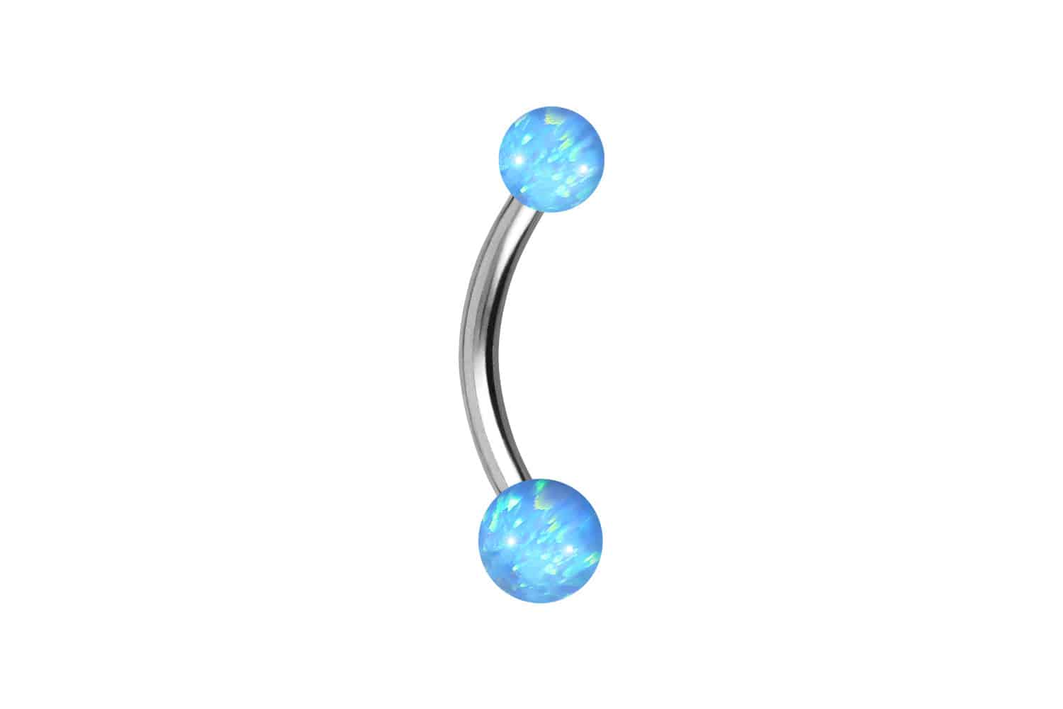 Titan Mini Bananabell Piercing SYNTHETISCHE OPALE